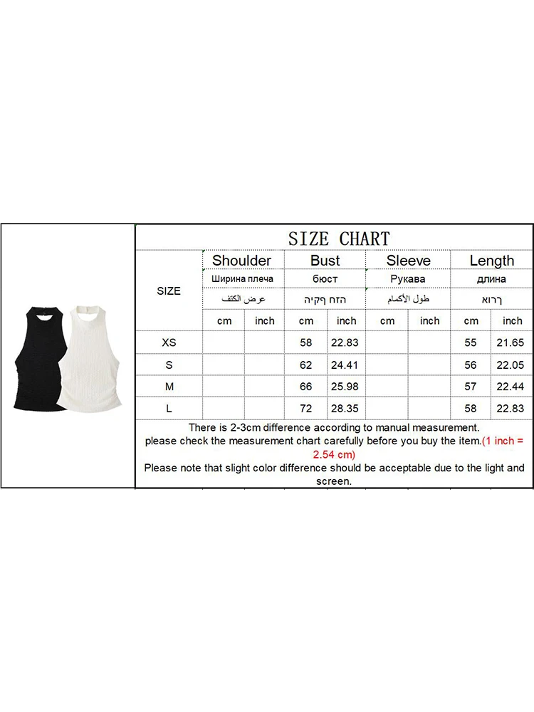 TRAF Women Sexy Backless Strapless Halter Corset Tops 2024 Lady Slim Textured Camis Female Solid Chic Top 2 Colors