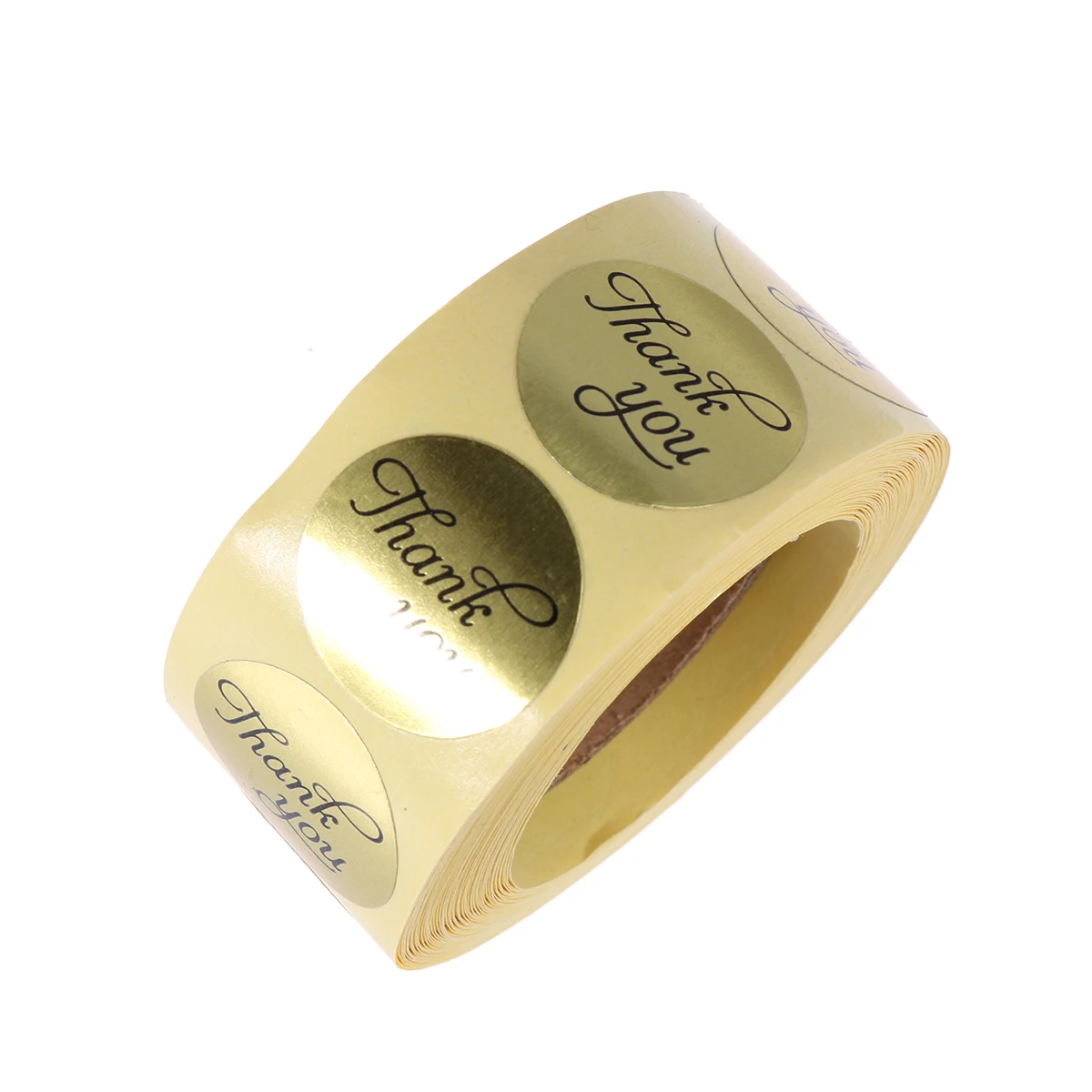 

1 рулон, 6,8X3 см, круглые пакеты для конфет, наклейки ручной работы, приятная клейкая упаковка, украшение для печенья, пекарни, подарок