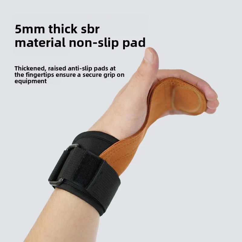 

Industrial Strength Non-Slip Wear-Resistant Fitness Wrist Brace Booster Belt Weight Training Pullup Aid