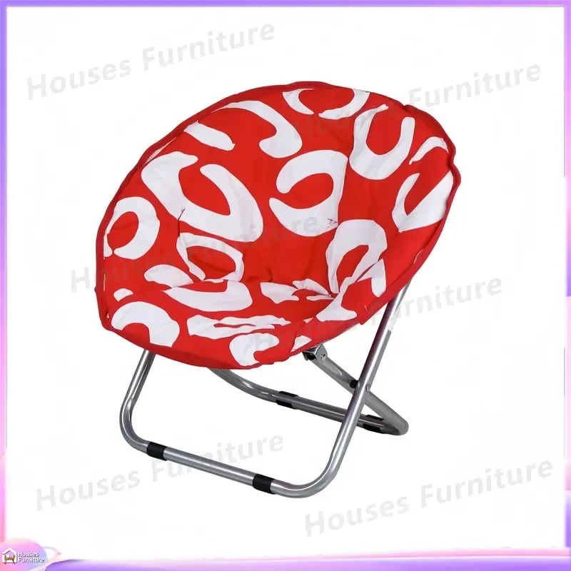 Ultra Light Folding Moon Chair Portable Mini Camping Stool Outdoor Fishing Seat Compact Beach Picnic Lounger Travel Gear