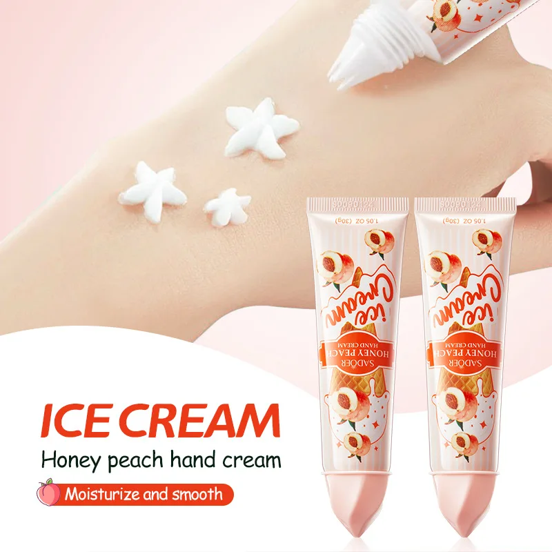 

Autumn Winter Peach Hand Cream Nourishes Prevents Dryness Keeps Hands Smooth and Hydrated