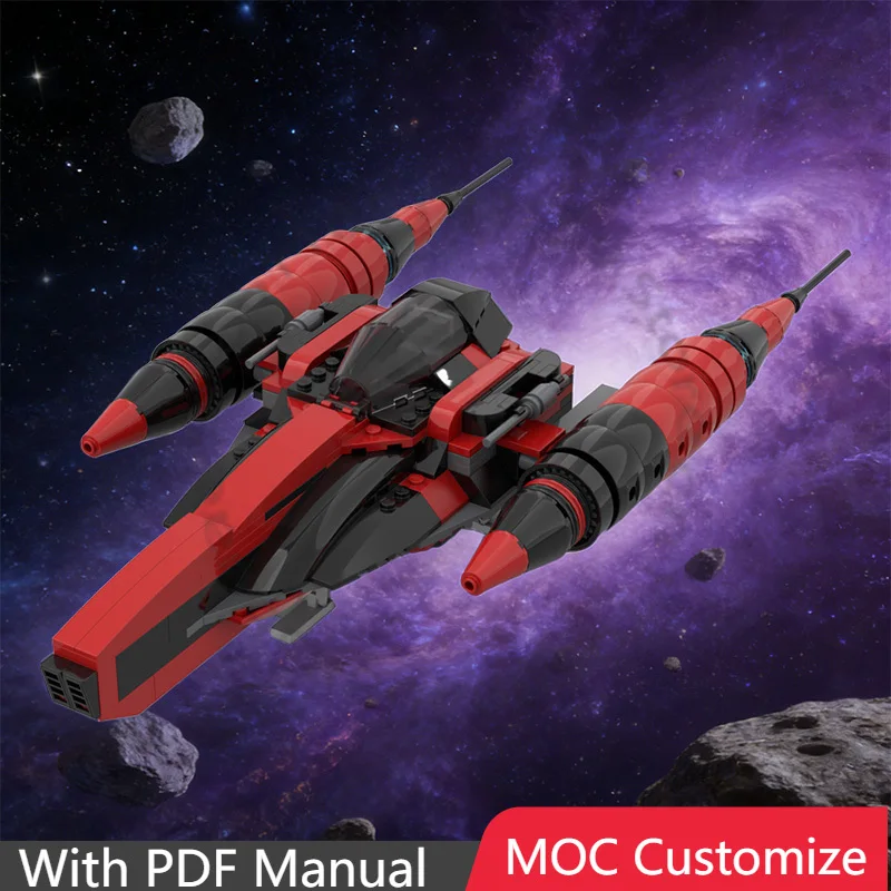 

Набор для сборки звездолета (363 детали), в имперском стиле, модульная конструкция, креативные строительные блоки DIY, игрушка-подарок для юных строителей