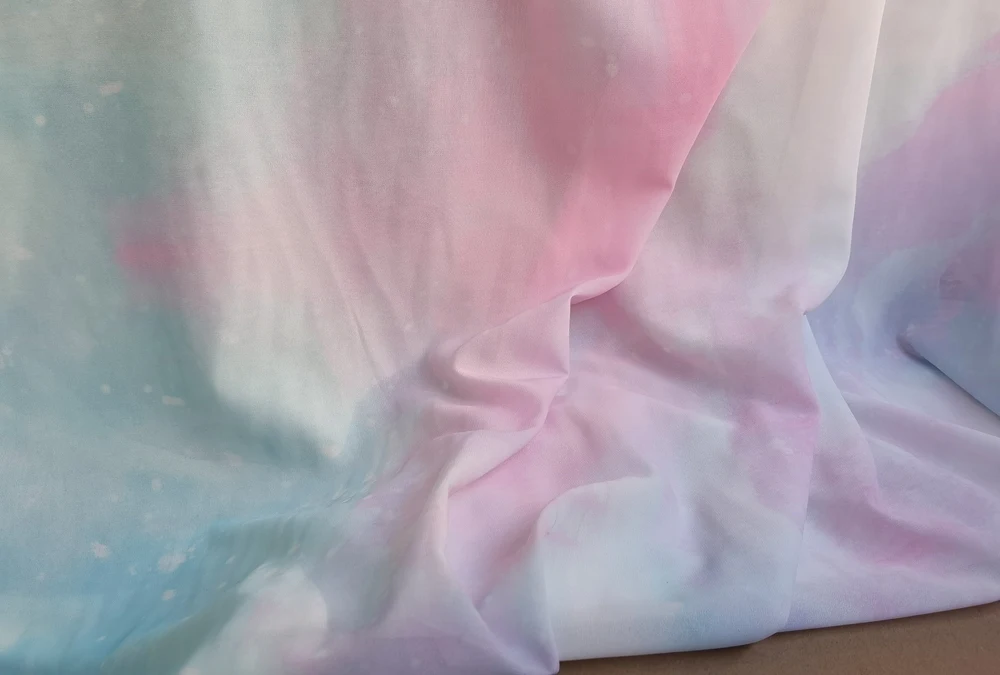 57'' Meterware Ombre Chiffon Stoff Allmähliches Chiffonmaterial für Hochzeit – Detail 7