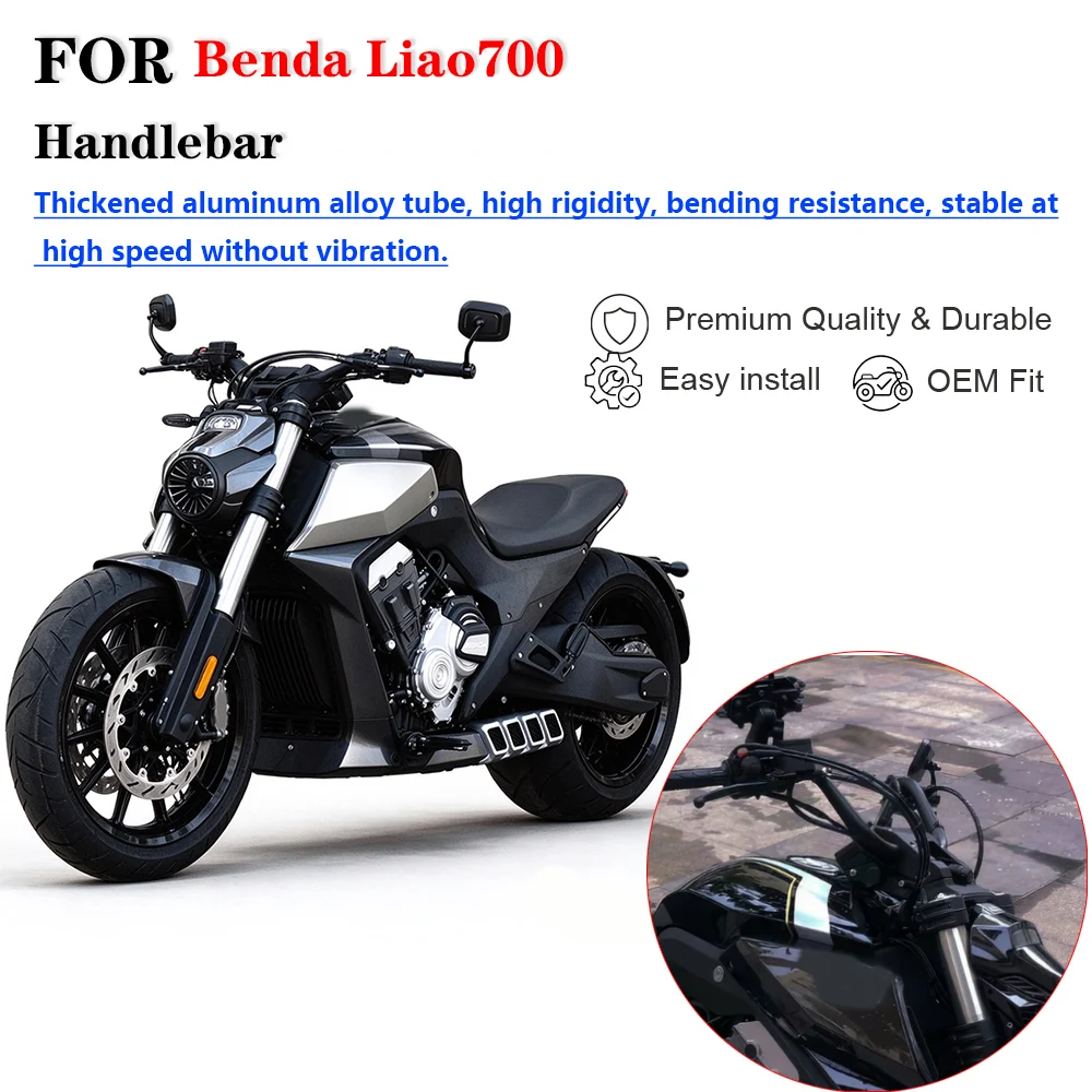 For Benda Liao700 Modified Small Swallow Handlebar Motorcycle Direction Handlebar Replacement Accessories