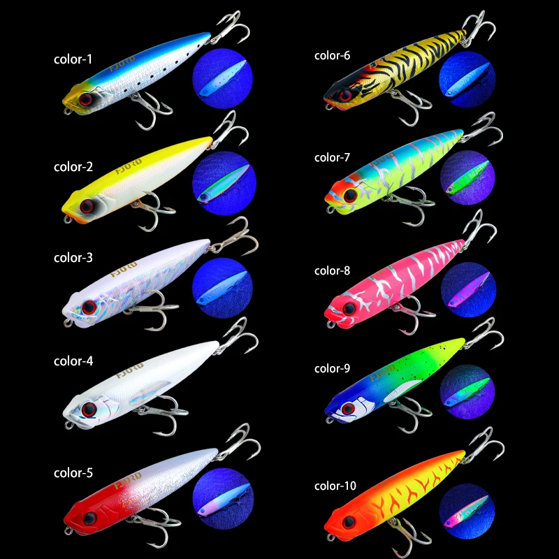 FJORD 31g Pencil Fishing Lure 130mm Topwater Freshwater Fake Baits Surface Hard Sea Artificial Baits Fish Equipment For Fishing