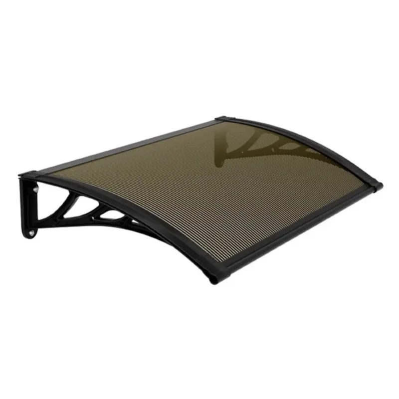 1pcs 80cm Durable Plastic Steel Frame Outdoor Awning Canopy Rain Cover Sun Shade for Home Exterior Plastic Steel Frame