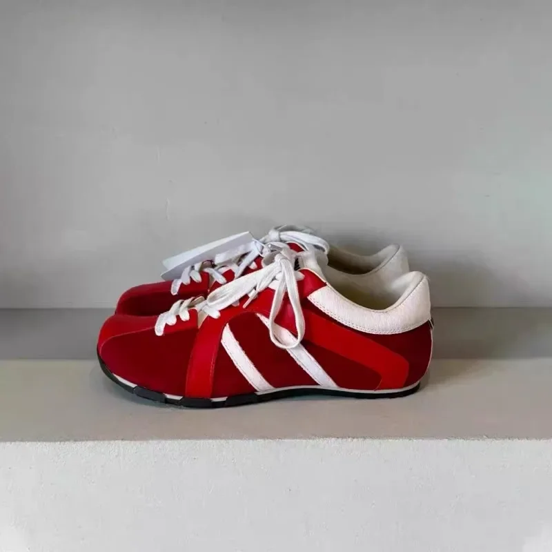 

Маленькие туфли «Зебра» с квадратной головкой, весна-осень 2021, новая обувь для спорта и отдыха, женские красные туфли в стиле ретро в тон