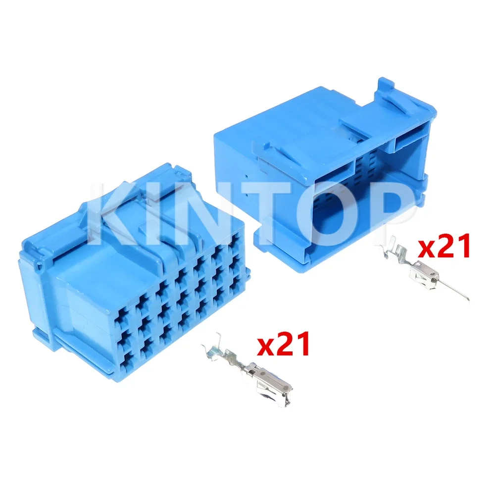 1 Set 21 Pins AC Assembly Car Electric Unsealed Socket 967635-1 3-967630-1 6-968975-1 High Quality Auto Male Female Docking Plug