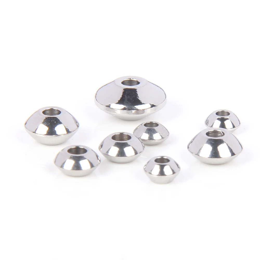 50 Stück Edelstahl Runde Flache Rondelle-Abstandshalter UFO Goldperlen DIY Charms Abaci-Perlen für Schmuckherstellung Großhandel – Detail 10