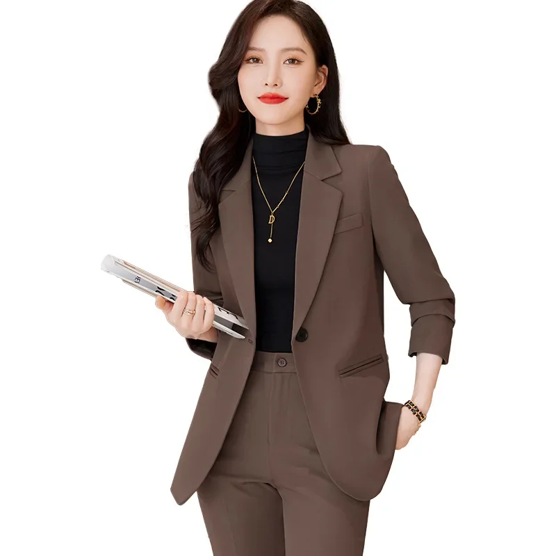 6280 Small Suit Outfit Women\'s Spring and Autumn New Casual Fashion Temperament Small Size Western Style Professional Tailored S