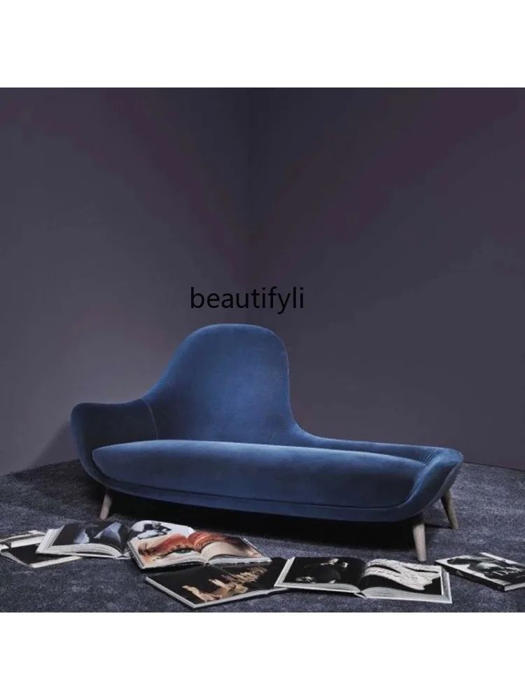 Nordic Designer Creative Personality Sofa Light Luxury Chaise Longue Trend Hotel Living Room chairs for bedroom  furniture