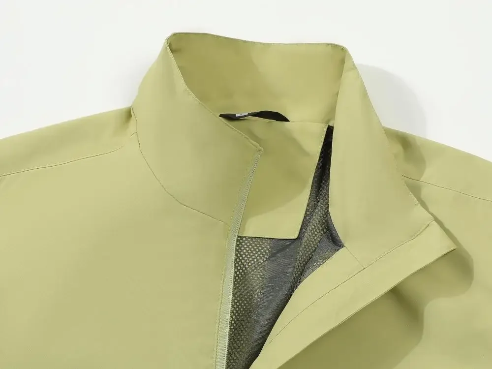 2026 neue High-End-Markenjacke für Damen und Herren mit langen Ärmeln und Reißverschluss, Herbstmode, exquisite Stickerei, wasserdicht, strapazierfähig. – Detail 4