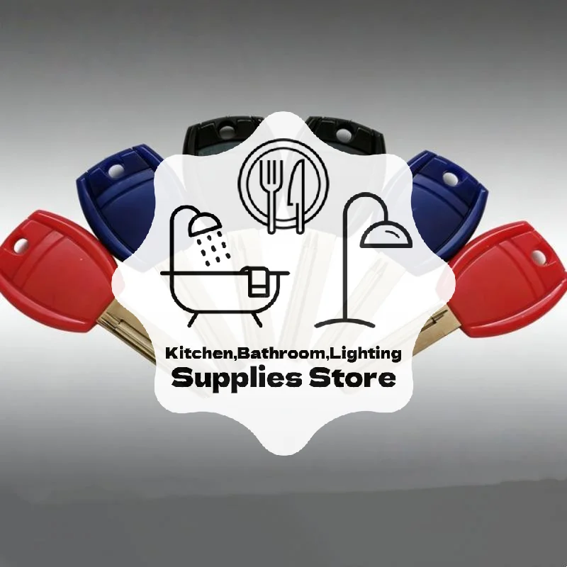 3PCS D-322GB Is Suitable For Large Handle Cardless Bailey Straight Bar Bailey Key Blanks And Civilian Computer Key Blanks