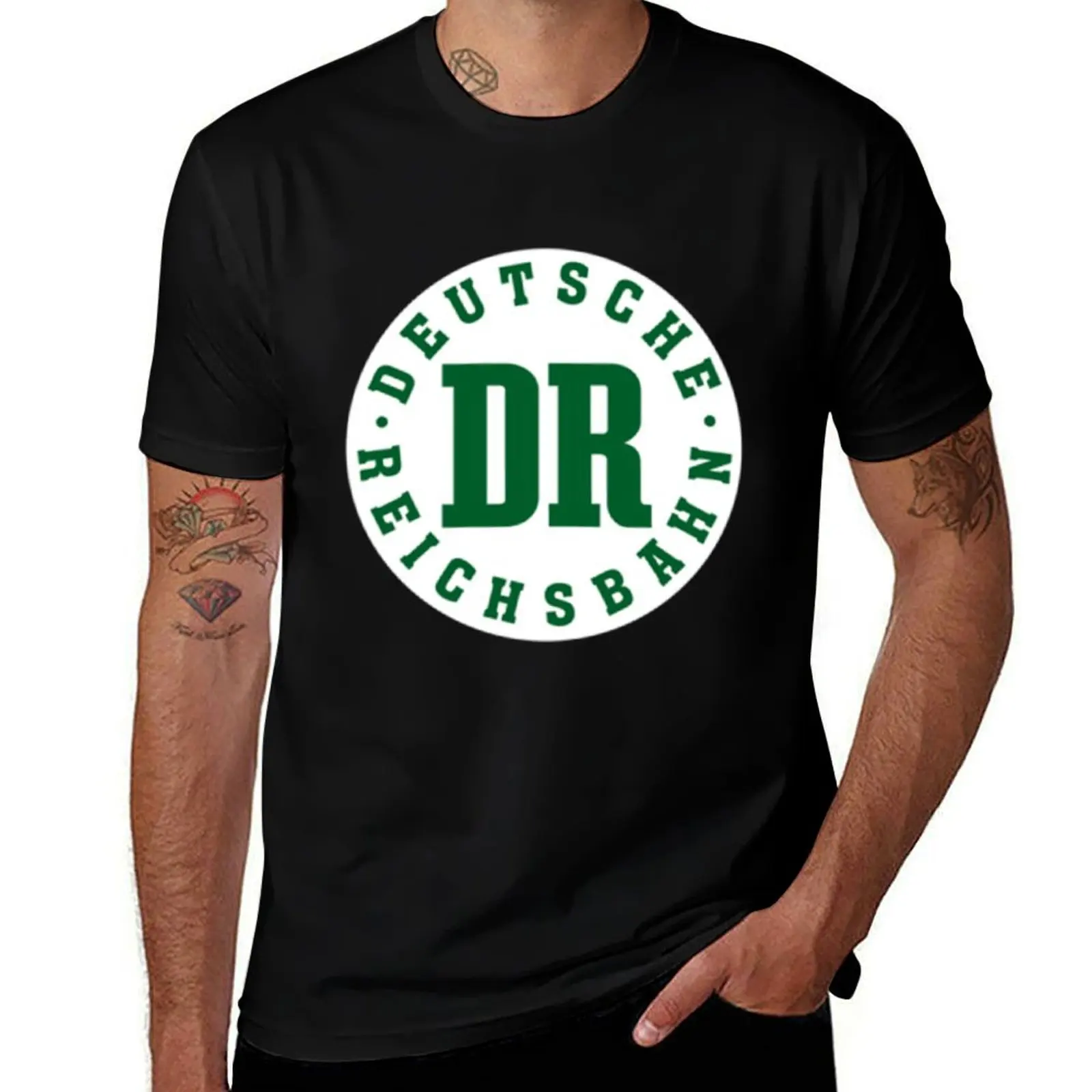 Deutsche Bahn - Deutsche Reichsbahn-Logo (1949) T-Shirt Plus Size Solid Color T-Shirt