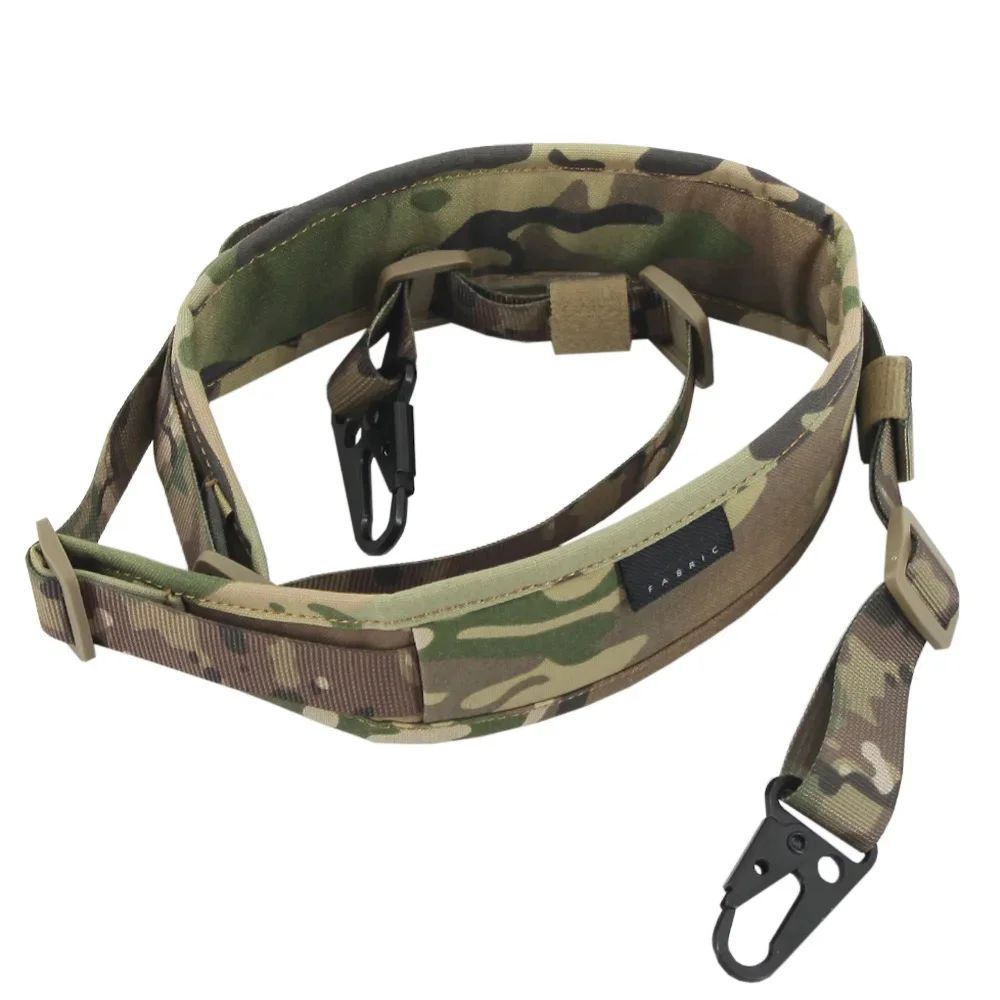 VULPO táctico Modular Rifle Sling 2 puntos 2,25 "de ancho extraíble acolchado tiro arma Sling Correa accesorios para Rifle de caza