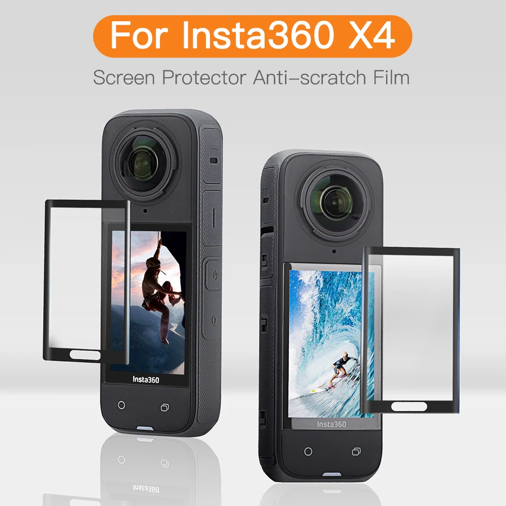 5D Protective Film for Insta360 X4 Screen Protector Anti-scratch Film for Insta360 X 4 Camera Screen Protector (Not Glass)