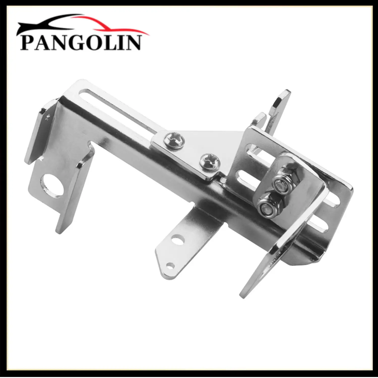 

Chrome Gm Throttle Cable Kickdown Bracket For Chevy SBC BBC Holley Kick Down Interior Mounts Holder Universal Car Bracket Parts