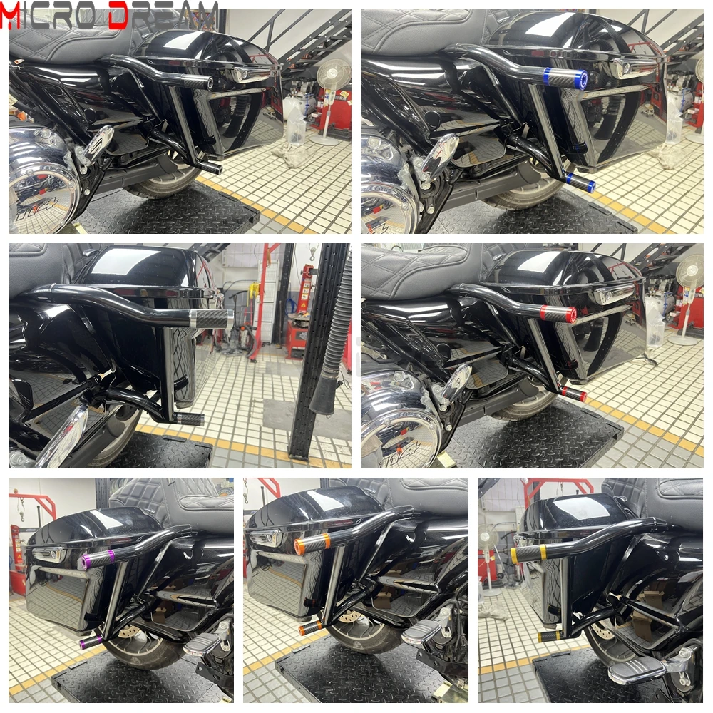 Alforjas de motocicleta, Kit de soportes inferiores de barra de choque para Harley Touring Electra Street Road Glide FLHT FLHX FLTRX 2014-2025