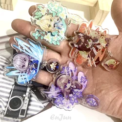 Luocha Herta Tingyun Honkai: Star Rail Q-Version Acrylic Figures Keychain Bag Pendants Car Keyring Gifts Anime Accessories Women