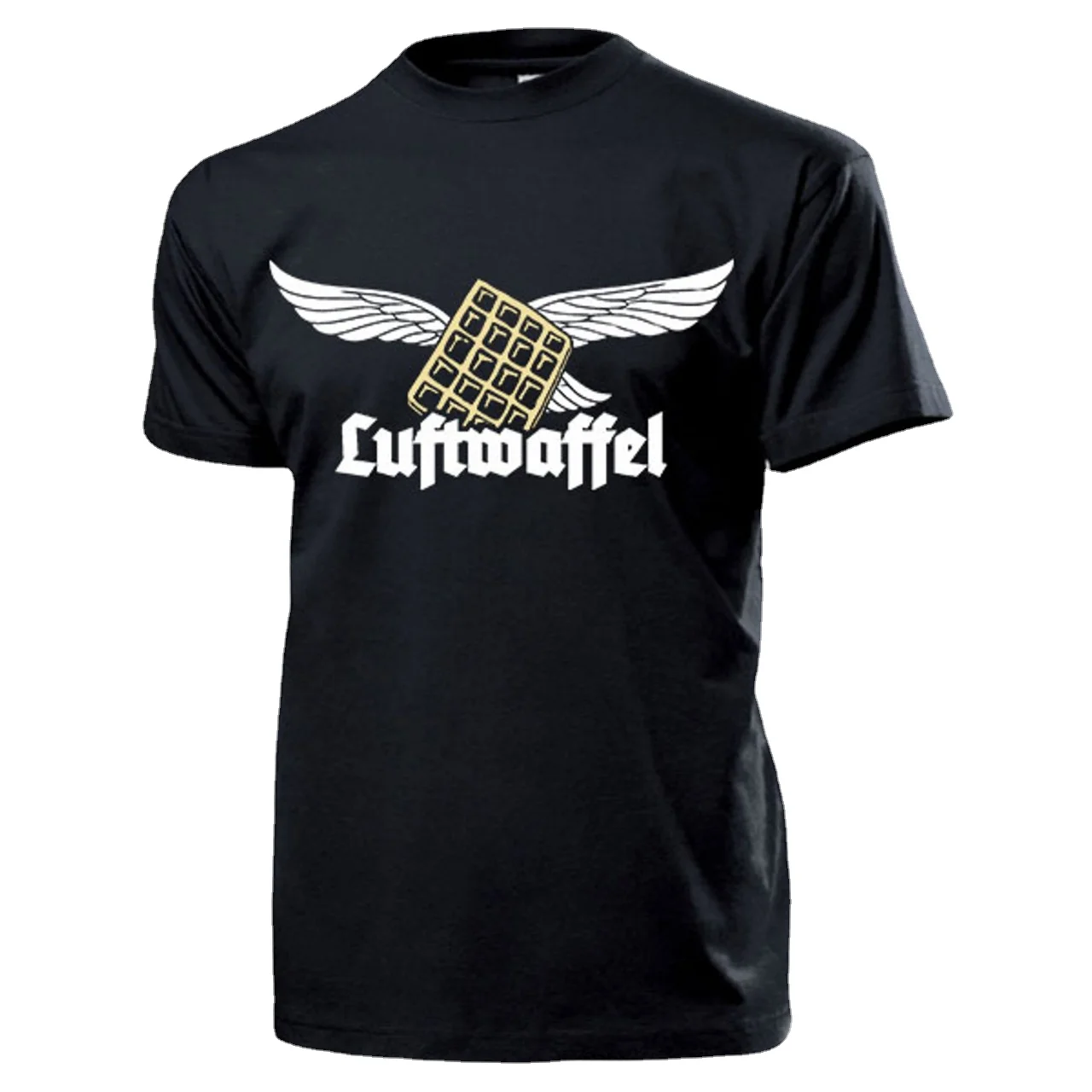 Humor Funny Luftwaffe Air Force Waffle Old German T-Shirt. Summer Cotton O-Neck Short Sleeve Mens T Shirt New S-3XL