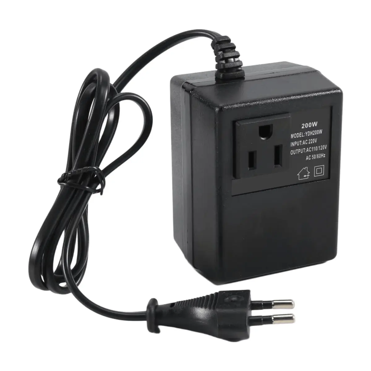 [2026 Trend]Power Transformer Voltage Regulator 220V to 110V Voltage Converter Step-Down Transformer Invert 200W EU Plug