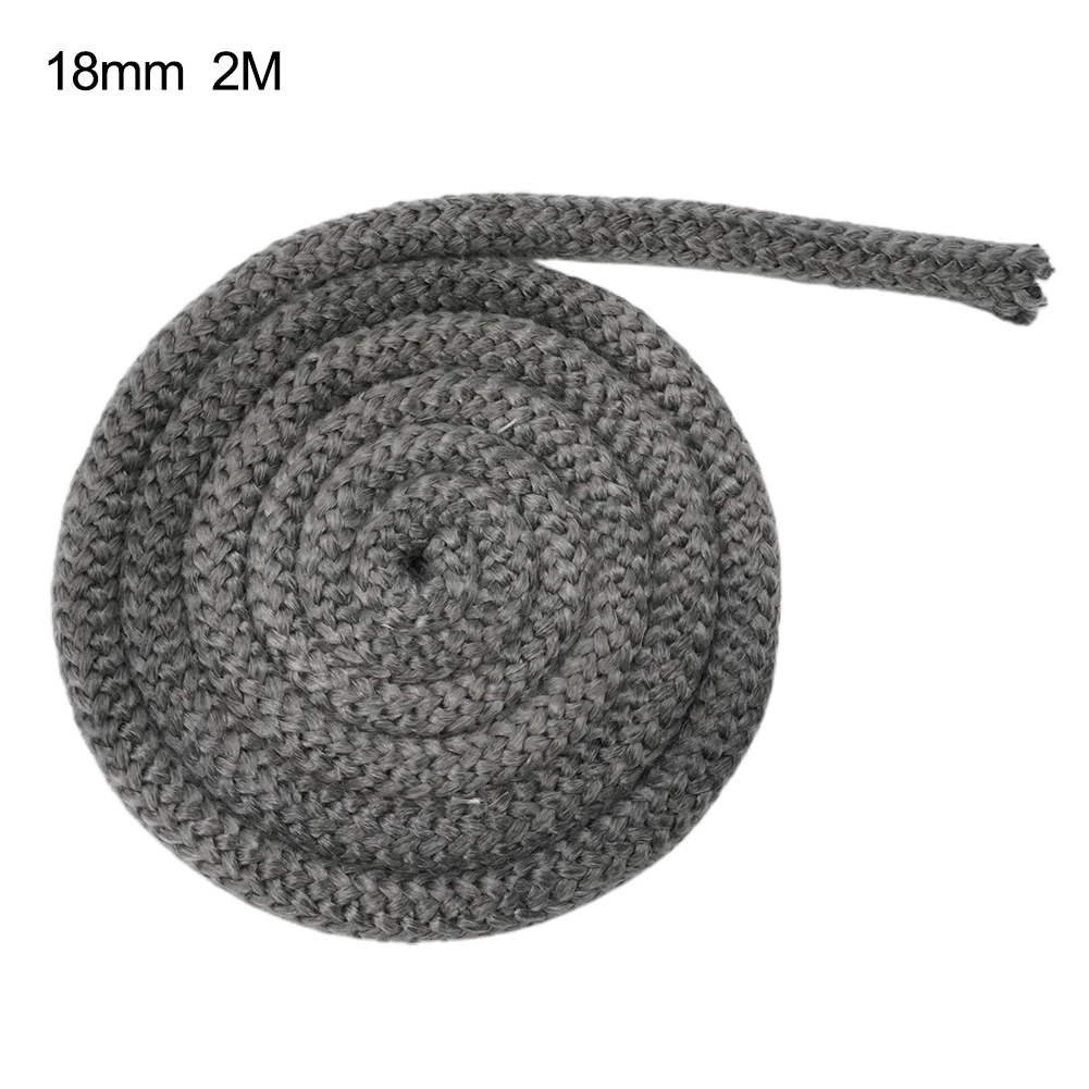 

Fiberglass Rope Seal 18/20mm 2m Length Log Burner Door Parts Seal Rope Fiberglass Fireplace Gasket Cord High Quality