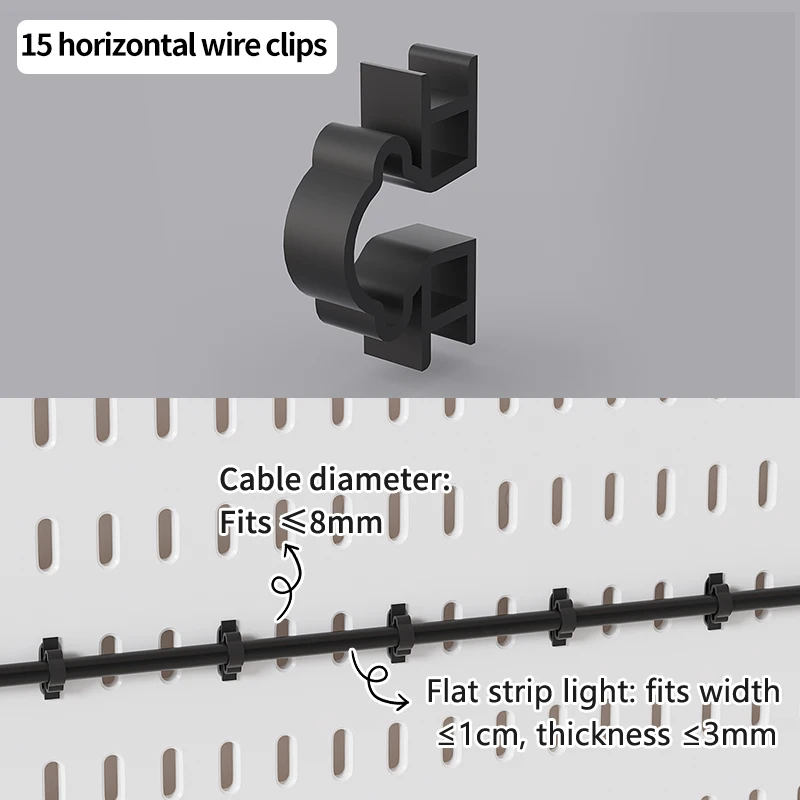 Home Storage Pegboard Shelf - No-Drill Gaming Hooks image