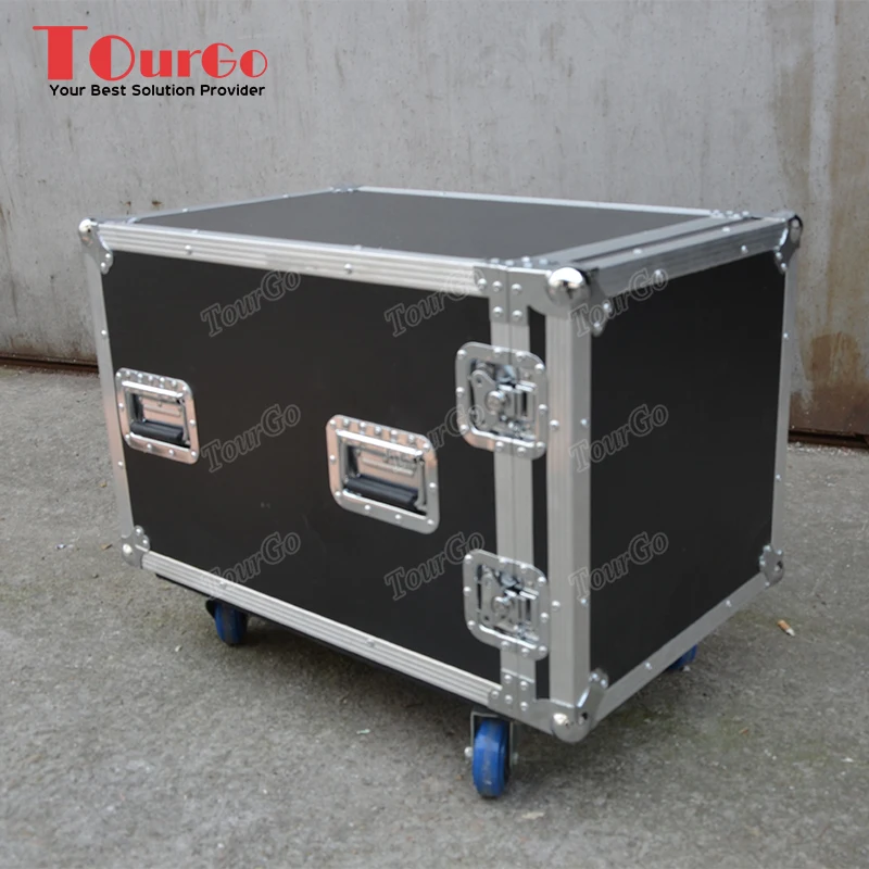 Tourgo op maat gemaakte Flay Cases microfoonstandaard flightcase met 12 microfoonstandaards