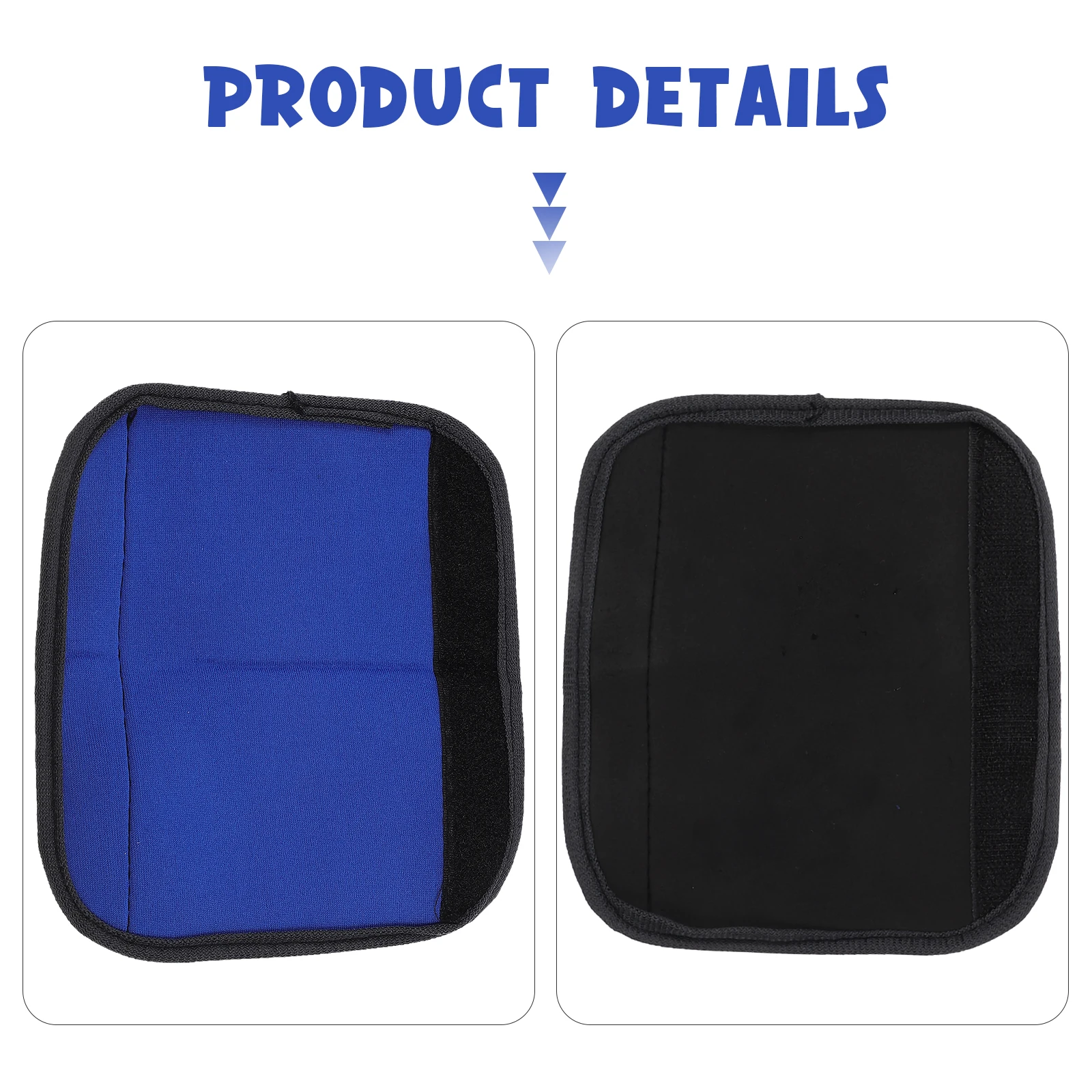 

2pcs Portable Barbell Pad Polyester Fixation Mat Anti-Slip Strength Training Cover Exercise Gear Deadlift Gym Accessories