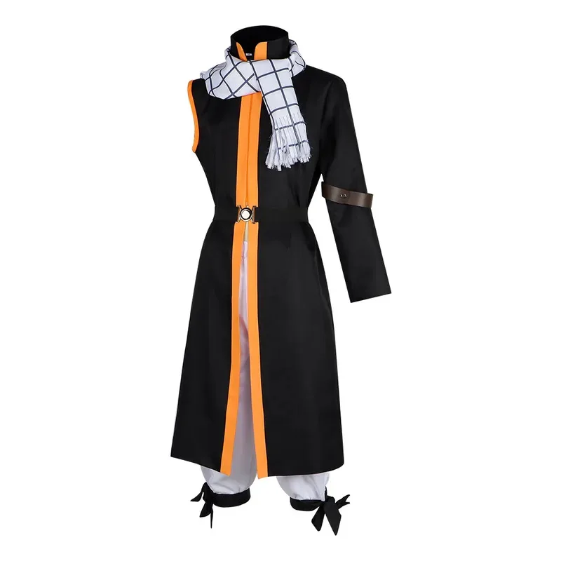 Fairy Tail END Cosplay Etherious Natsu Dragneel Cosplay Anime Costume Natsu Uniforme Mantello Parrucca Vestiti di Halloween Vestito per Uomo