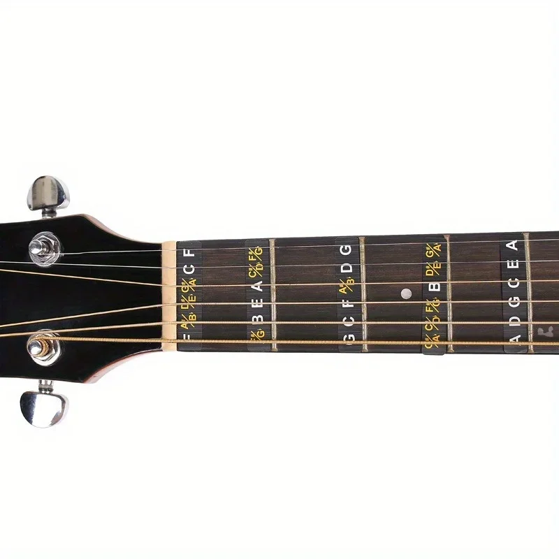 1 Pc Guitar Fretboard Stickers Scale Note Decals For Classical Acoustic Electric Guitar Fingerboard Accessories