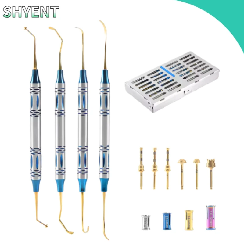 

1set Dental Implant Advanced Sinus Kit Drills Stoppers Sinus Lifting Elevation Hand Instruments Dental Implant Restoration Tools