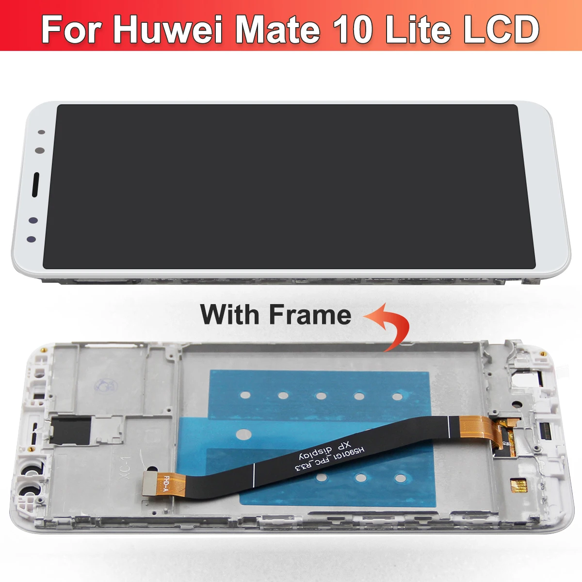 5.9 inch For Huawei Mate 10 Lite LCD RNE-L21 RNE-L22 RNE-L01 Display Touch Assembly Replace For Huawei Nova 2i Display Tested