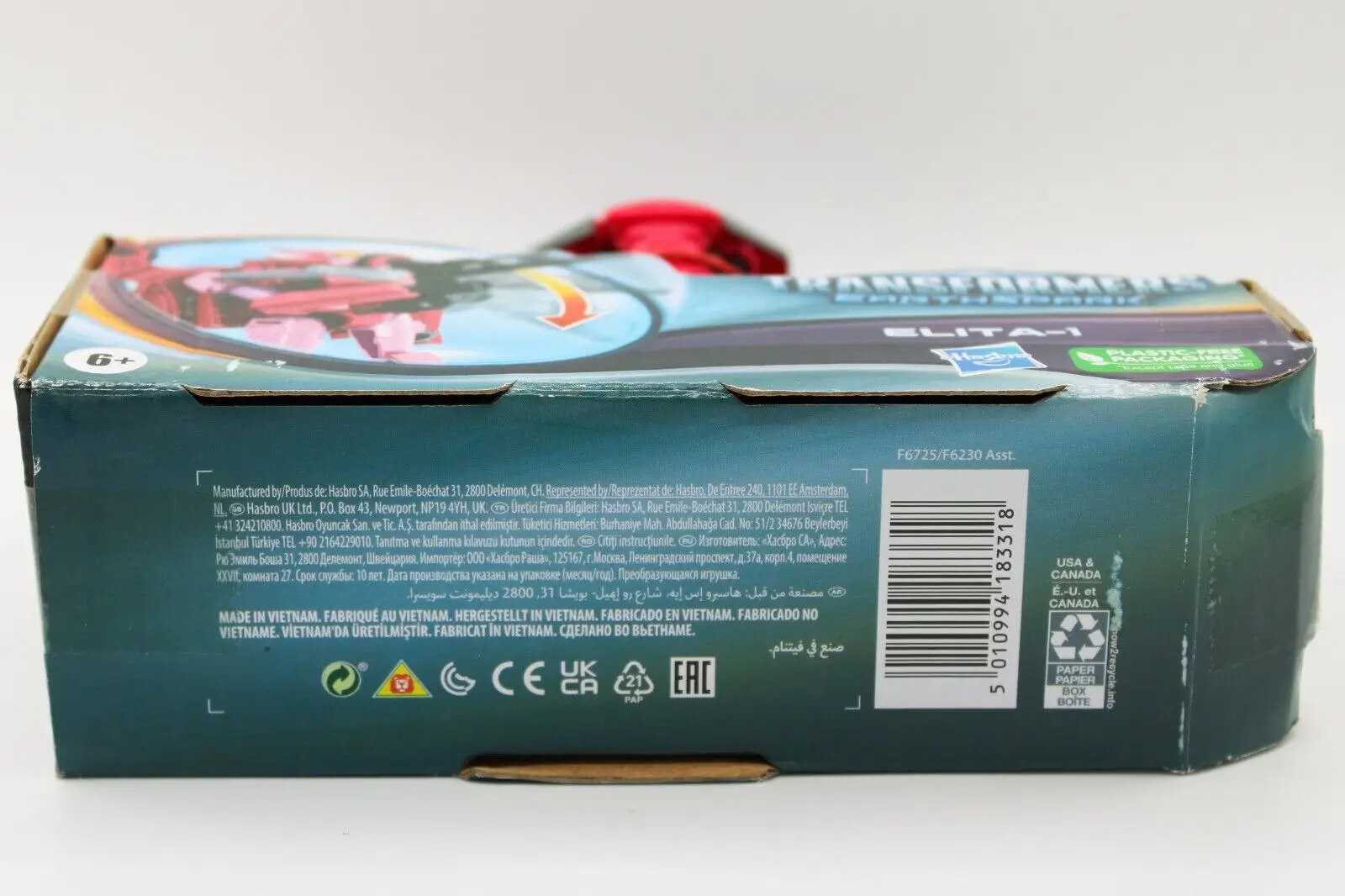 Hasbro Transformers EarthSpark Warrior Class Elita-1 Regalo giocattolo con action figure da 5 pollici