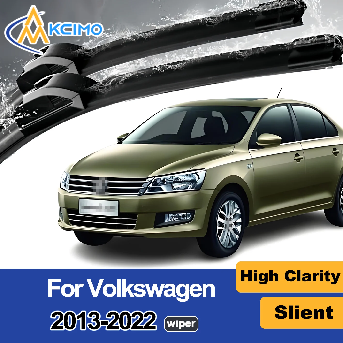 

2PCS New Wiper Blades for Volkswagen Santana A05 2013-2022 Volkswagen New Santana Volkswagen Gran Santana/Santana GTS (wagon)