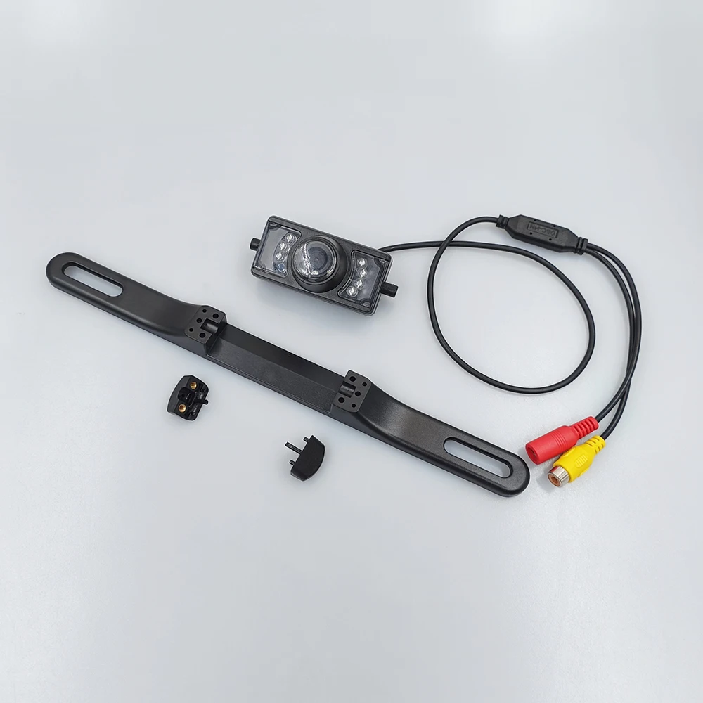170 Degree HD AHD 1080P Car RearView Reverse Backup Camera License Plate Night Vision IP68 Waterproof Dynamic Trajectory/Ruler