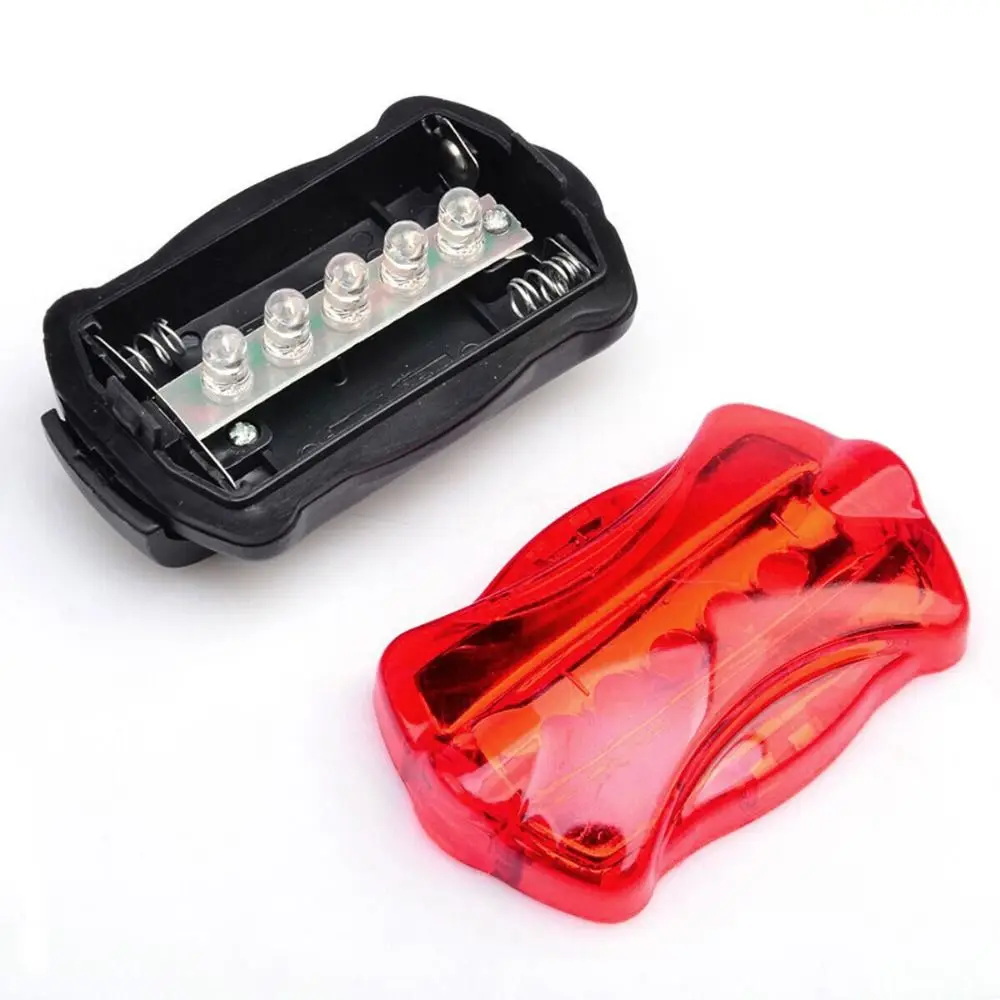 

Night Riding Front and Rear Safety Warning Flash Lamp Bike Lights Set Bicycle Bright Flashlight Mountain Bike Using