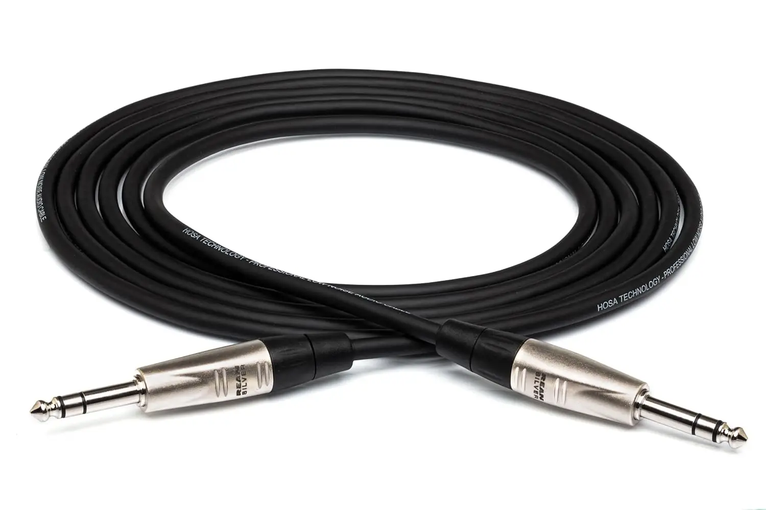 Professional Balanced Audio Cable, 1/4 Inch TRS to Same, 5 Feet Length for Studio and Live Sound
