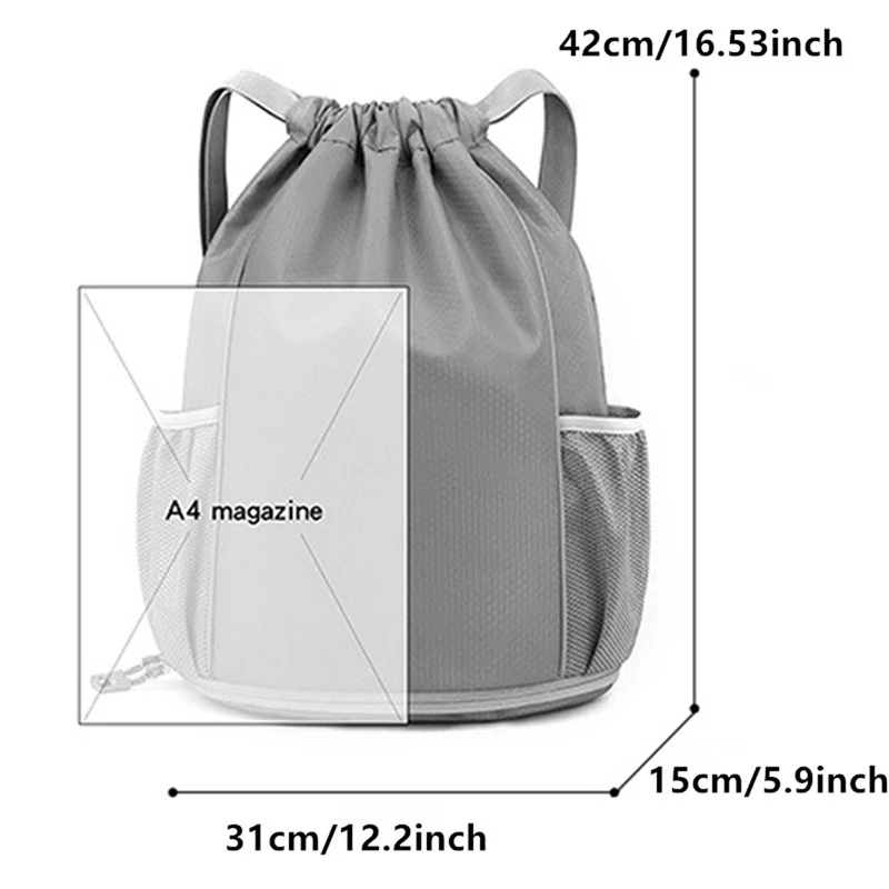 Large Capacity Sports Gym Backpack Men\'s Bag Women Multifunction Fitness Yoga Swim Waterproof Basketball Bag Travel Training Bag