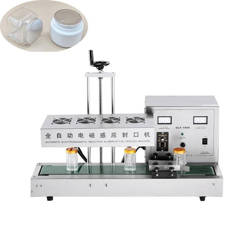 

Sealing Machine Electromagnetic Continuous Induction Aluminum Foil Sealing Machine Indution Automatic Sealer 1800w