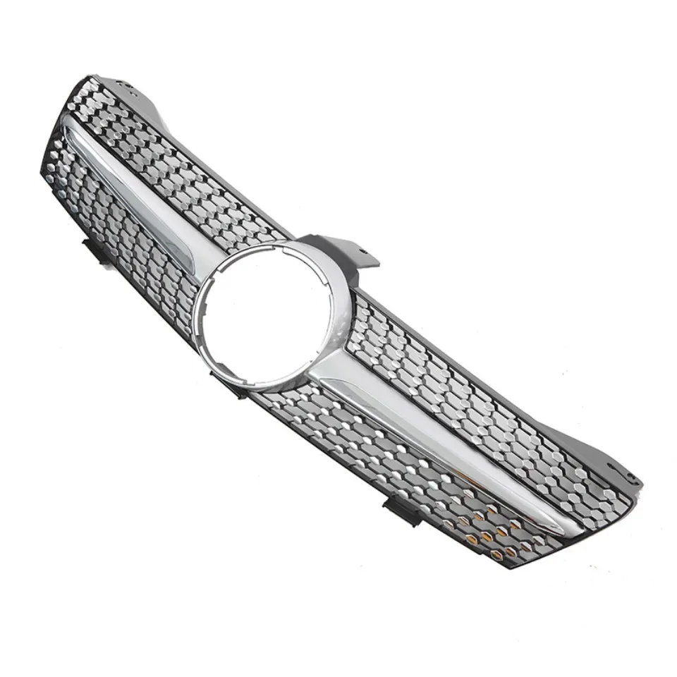 XVIP Chrom-Silber-Diamant-Stil Stoßstangengrill für Mercedes Benz CLS-Klasse W219 CLS350 CLS500 05–08 obere GTR-Stilgitter – Detail 10