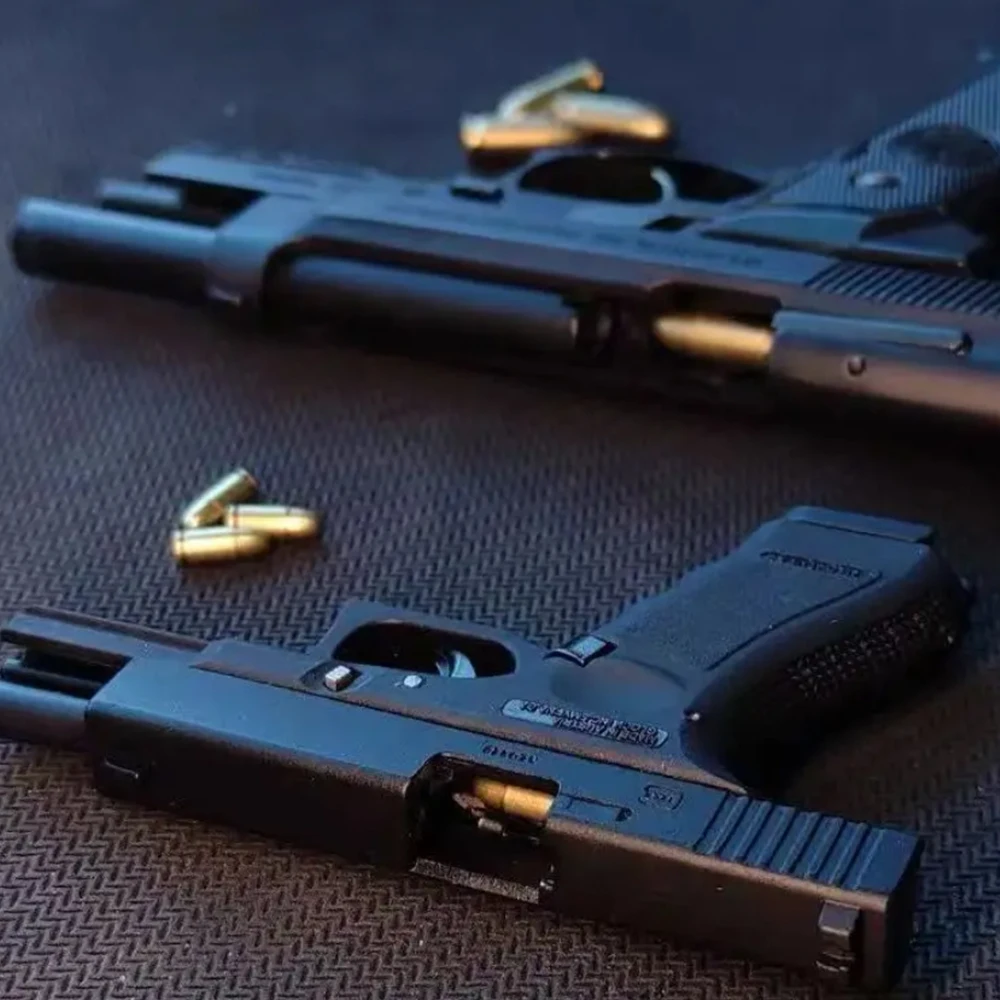Llavero Glock 17 táctico con piezas móviles y forma de pistola - imagen 5
