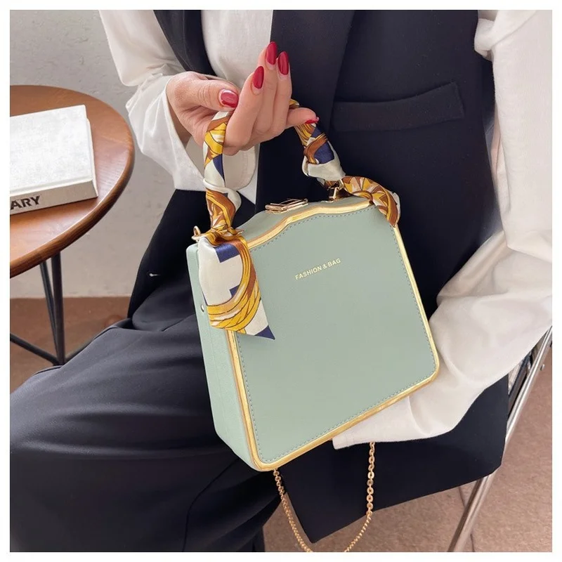 

Bags for Women 2022 Retro Casual Women's Totes Shoulder Bag Fashion Exquisite Shopping Bag PU Leather Chain Handbags