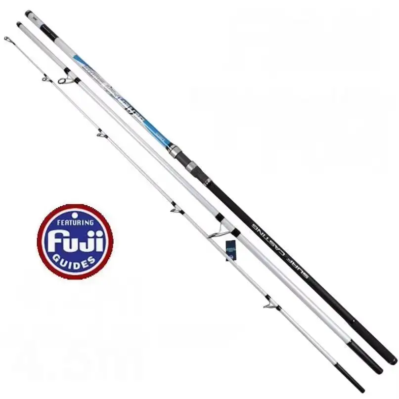 

Удилище для серфкастинга Sunboen ZZ06 4.2м с кольцами Fuji, карбоновое, диаметр кончика 3.5-23.5мм, тест 100-250г