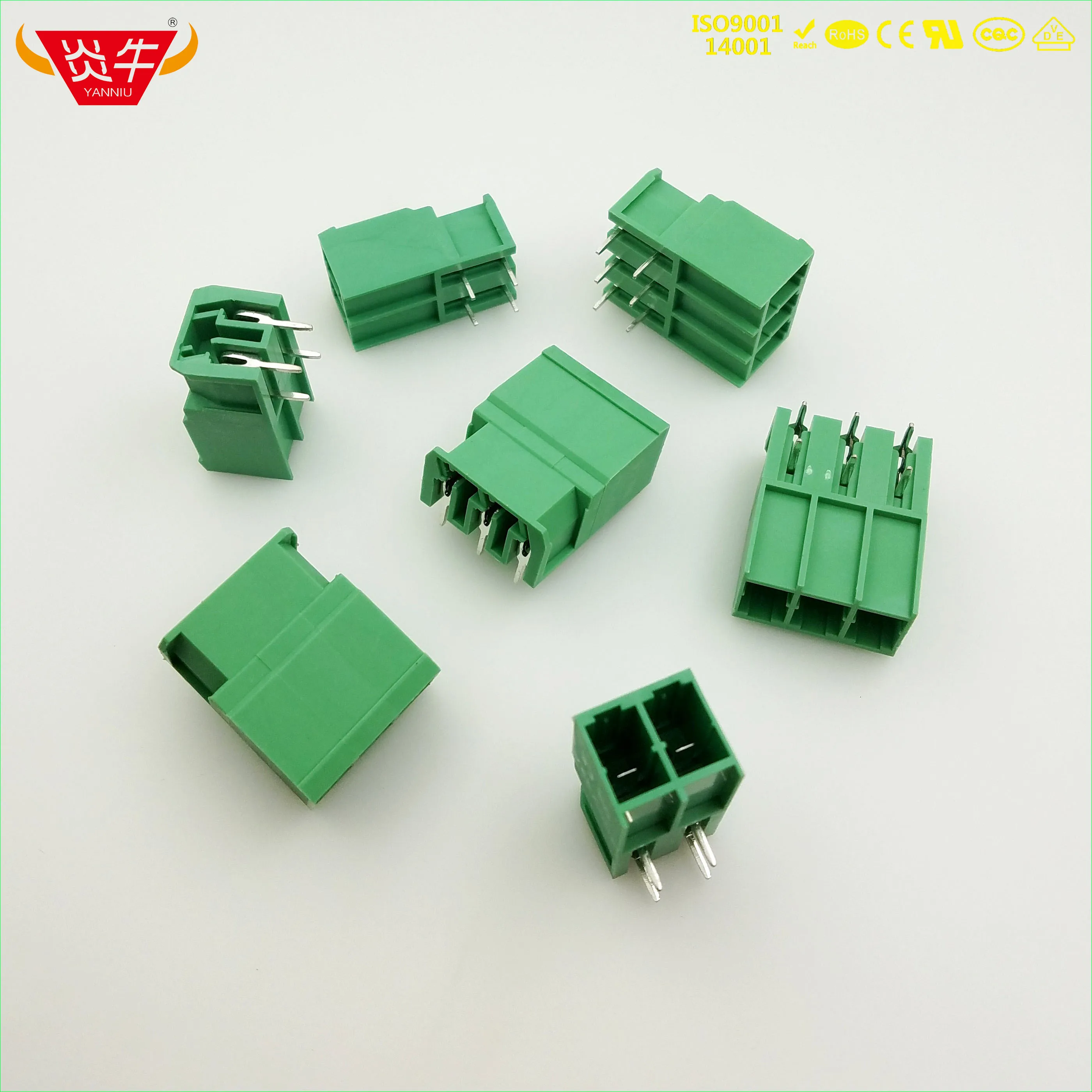10Pcs KF2EDGSR 7.62 2P ~ 12P PCB CONNECTOR PLUG-IN TERMINAL BlOCK 5EDGRC 7.62mm 2PIN ~ 12PIN PC 4 G  PHOENIX CONTACT DEGSON