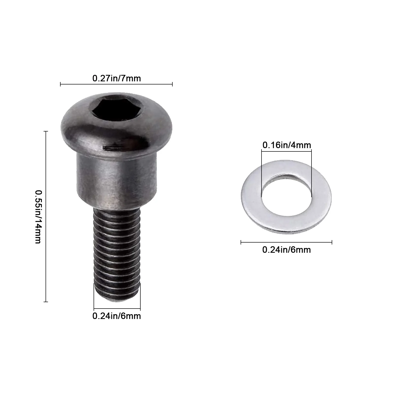 HobbyPark RC Shoulder Screws 3x12mm with Washers 3x6x0.5 Replacement for Traxxas Ultra Shocks 3642 Set of 12
