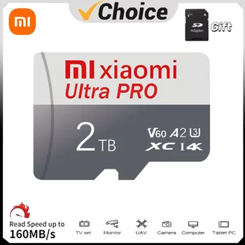 Xiaomi 2TB SD hafıza kartı için Nintendo anahtarı hafıza kartı 256GB yüksek hızlı C10 mikro TF SD kart için Diy oyun bilgisayar/kam/kam