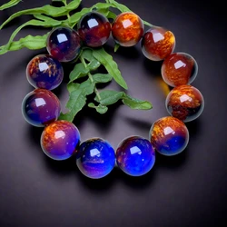 2026 Genuine Collection Blood Lipid Bracelet Dracaena Secretion High-End Resin Fossil Fine Gifts for Men and Women