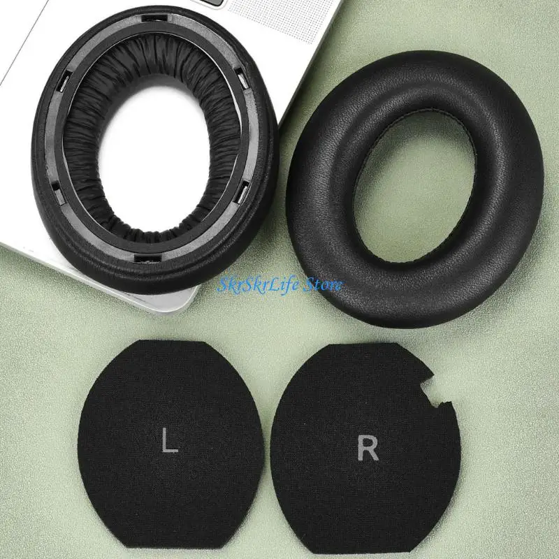 E65E Lambskin Earpads For M4AEBT Wireless Headphone Replacement Earmuffs