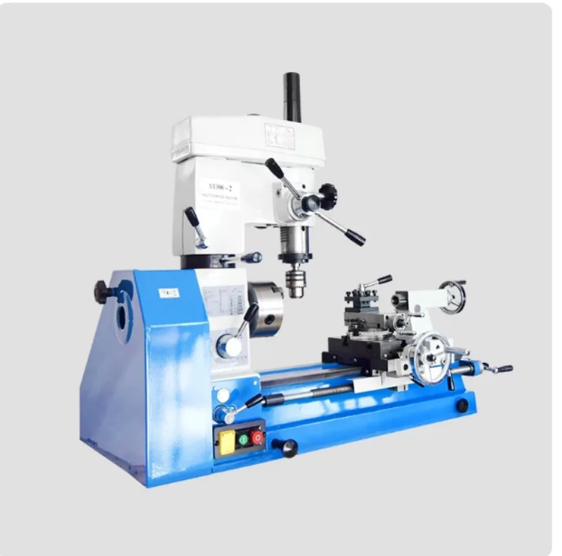 Multi-Function Lathe Drill Mill Combo Machine AT300-2  220V 380V 750W for Small Metalworking Projects